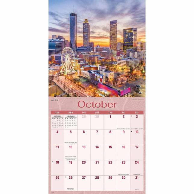 CarouselCalendars Skylines Kalender 2026
