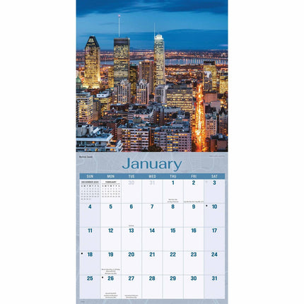 CarouselCalendars Skylines Kalender 2026