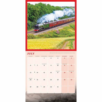 CarouselCalendars Steam Railways Kalender 2027