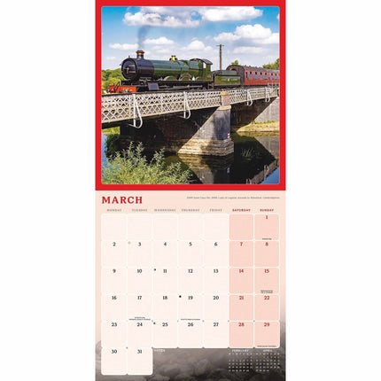 CarouselCalendars Steam Railways Kalender 2027