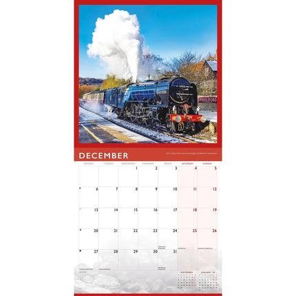 CarouselCalendars Steam Railways Kalender 2027