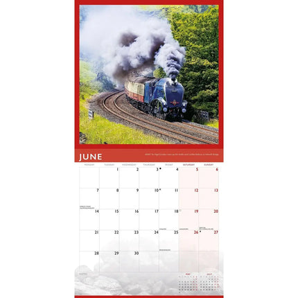 CarouselCalendars Steam Railways Kalender 2027