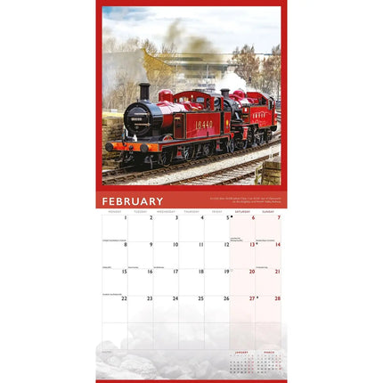 CarouselCalendars Steam Railways Kalender 2027