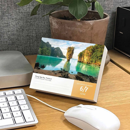 CarouselCalendars Stranden Scheurkalender 2026 Boxed
