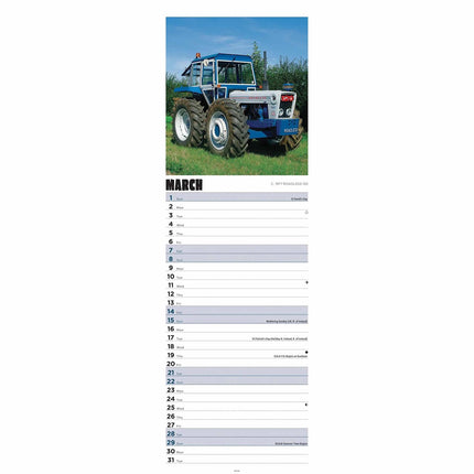CarouselCalendars Tractors Kalender 2026 Slimline