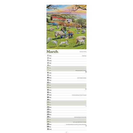 CarouselCalendars Trevor Mitchell, Days Gone By Kalender 2026 Slimline