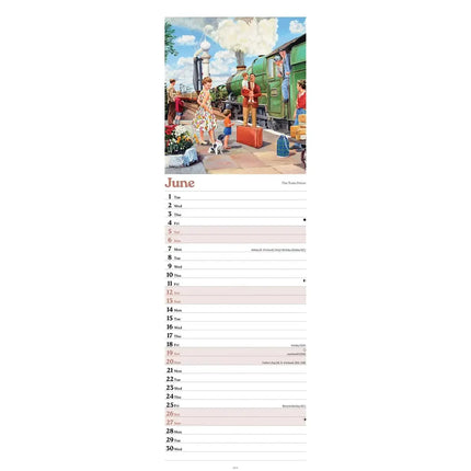 CarouselCalendars Trevor Mitchell, Days Gone By Kalender 2027 Slimline
