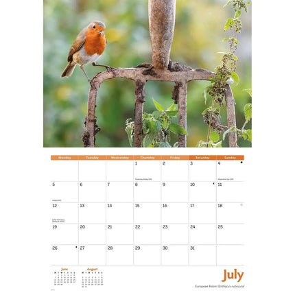 CarouselCalendars Tuinvogels A4 Kalender 2027