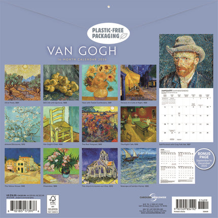 CarouselCalendars van Gogh Kalender 2027