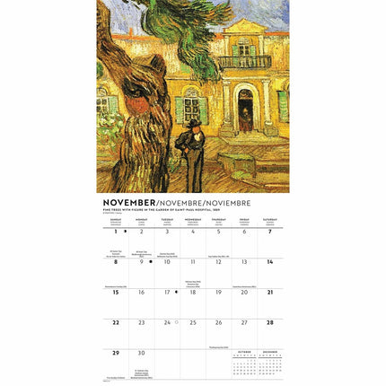 CarouselCalendars Van Gogh Mini Kalender 2026