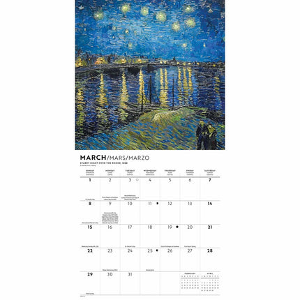 CarouselCalendars Van Gogh Mini Kalender 2026