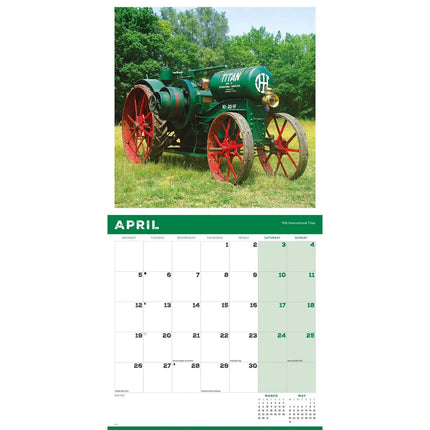 CarouselCalendars Vintage Tractors Kalender 2027