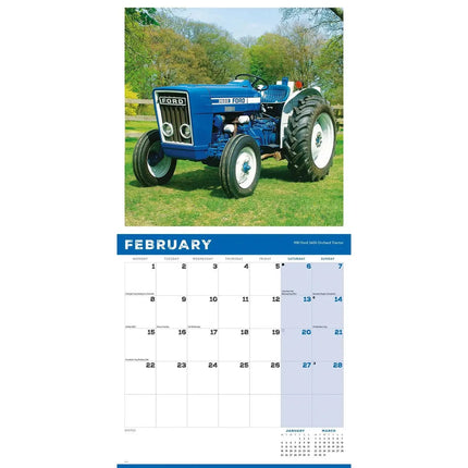 CarouselCalendars Vintage Tractors Kalender 2027