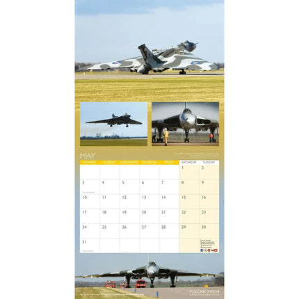 CarouselCalendars Vulcan XH558 Kalender 2027
