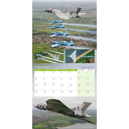 CarouselCalendars Vulcan XH558 Kalender 2027