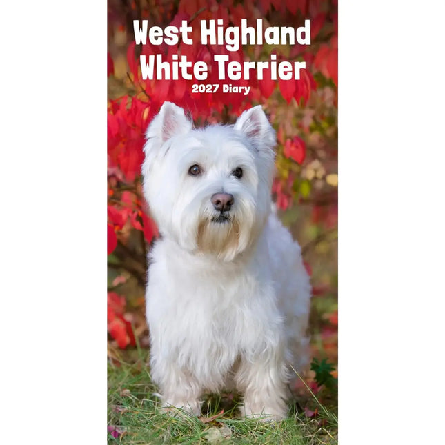 CarouselCalendars West Highland White Terrier Slim Agenda 2027