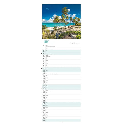 CarouselCalendars WWF Beautiful World Slimline Kalender 2027