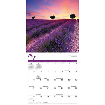 CarouselCalendars Zonsondergang Kalender Mini 2026