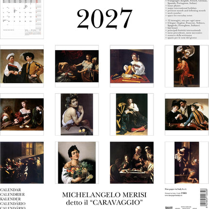 Cartilia Caravaggio Kalender 2027