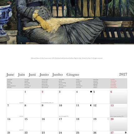 CARTILIA Édouard Manet Kalender 2027