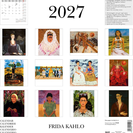 Cartilia Frida Kahlo Kalender 2027