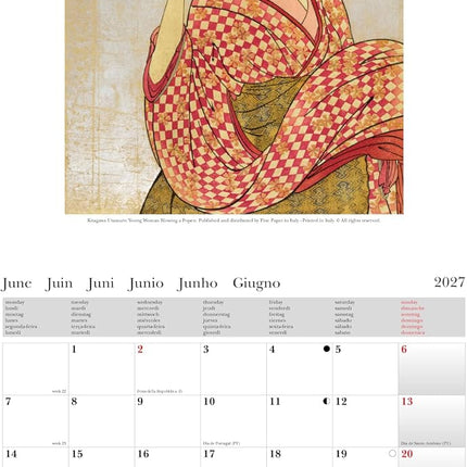 Cartilia Japanese Art Kalender 2027