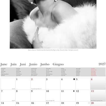 CARTILIA Marilyn Monroe Kalender 2027