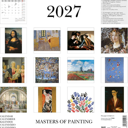 Cartilia Masters of Painting Kalender 2027