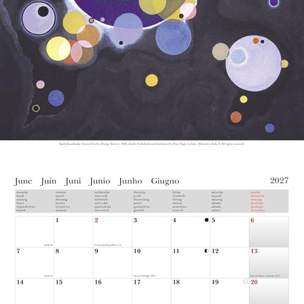 Cartilia Modern Art Kalender 2027