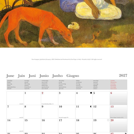 Cartilia Paul Gauguin Kalender 2027