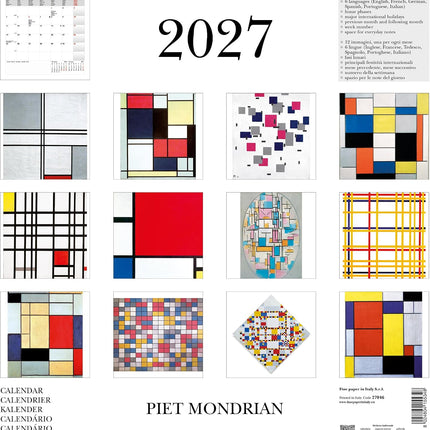 Cartilia Piet Mondriaan Kalender 2027