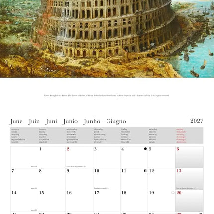 Cartilia Pieter Brueghel Kalender 2027