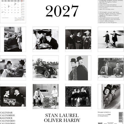 Cartilia Stan Laurel & Oliver Hardy Kalender 2027