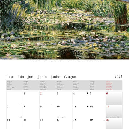 Cartilia The Impressionists Kalender 2027