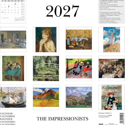 Cartilia The Impressionists Kalender 2027