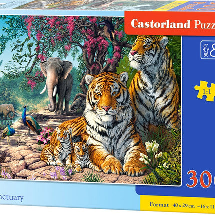 Castorland Tiger Sanctuary Puzzel 300 Stukjes