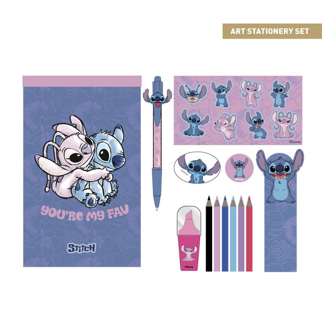 Cerda Stitch Schrijfset Cadeauverpakking met notitieboek - 13 stuks