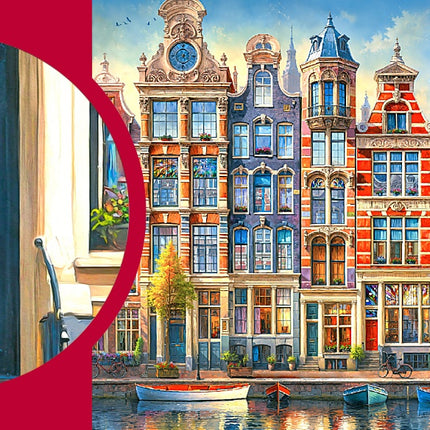 CherryPazzi Amsterdam Rhythm Puzzel 1000 Stukjes