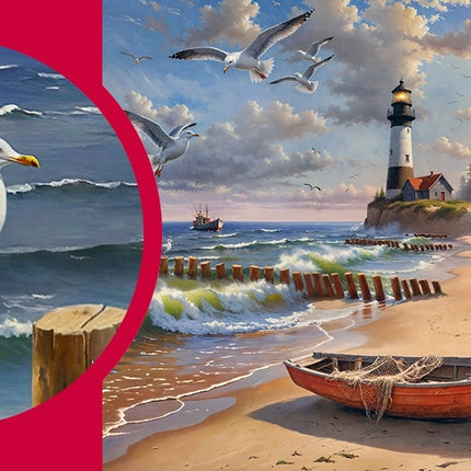 CherryPazzi Baltic Sea Coastline Puzzel 1000 Stukjes
