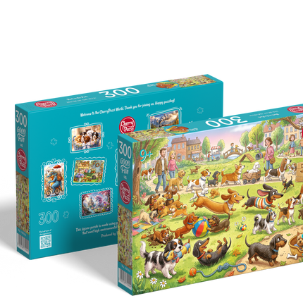 CherryPazzi Bark in the Park Puzzel 300 Stukjes XL