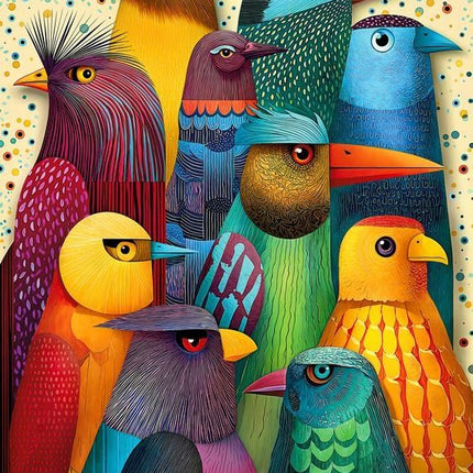 CherryPazzi Birds Club Puzzel 1000 Stukjes