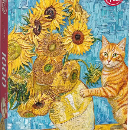 CherryPazzi Cat & Art Puzzel 1000 Stukjes