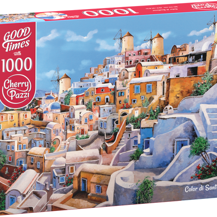 CherryPazzi Color di Santorini Puzzel 1000 Stukjes