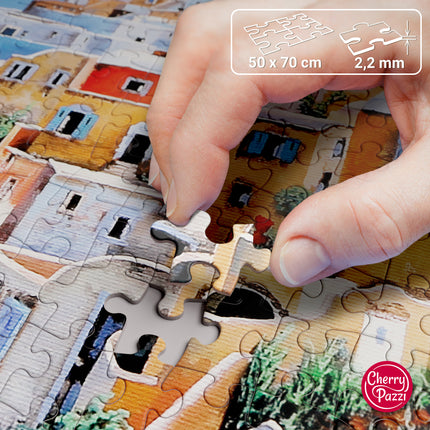 CherryPazzi Color di Santorini Puzzel 1000 Stukjes