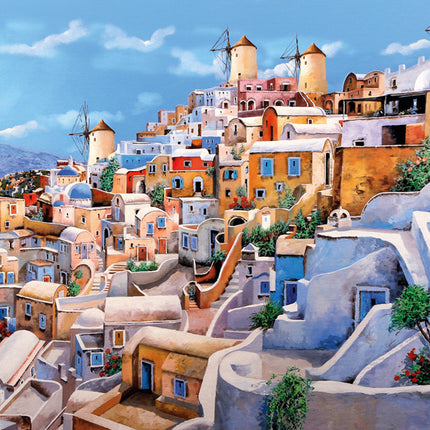 CherryPazzi Color di Santorini Puzzel 1000 Stukjes