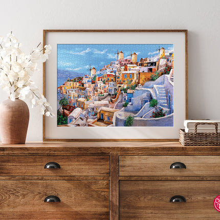 CherryPazzi Color di Santorini Puzzel 1000 Stukjes