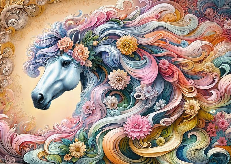 CherryPazzi Dream Horse Puzzel 1000 Stukjes