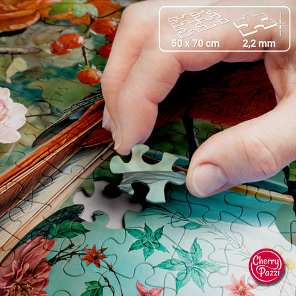 CherryPazzi Floral Melody Puzzel 1000 Stukjes