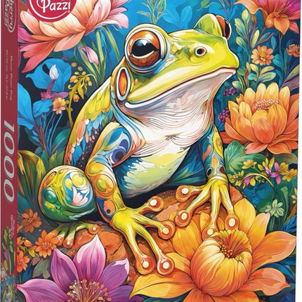 CherryPazzi Flower Power Frog Puzzel 1000 Stukjes