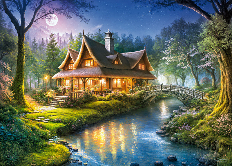 CherryPazzi Forester's Cottage Puzzel 1000 Stukjes